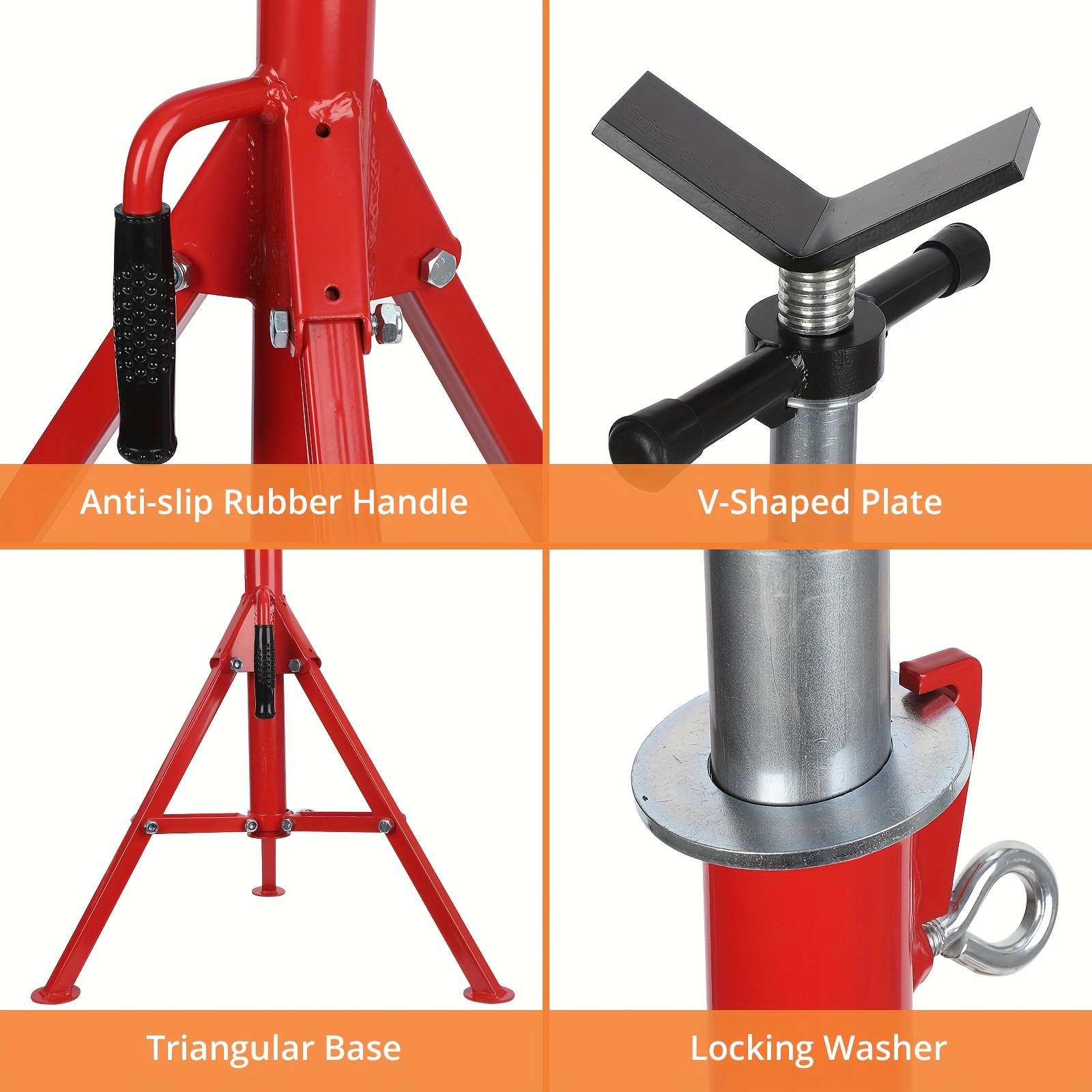 Heavy duty Pipe Jack Stand Adjustable Folding Pipe Stand Temu