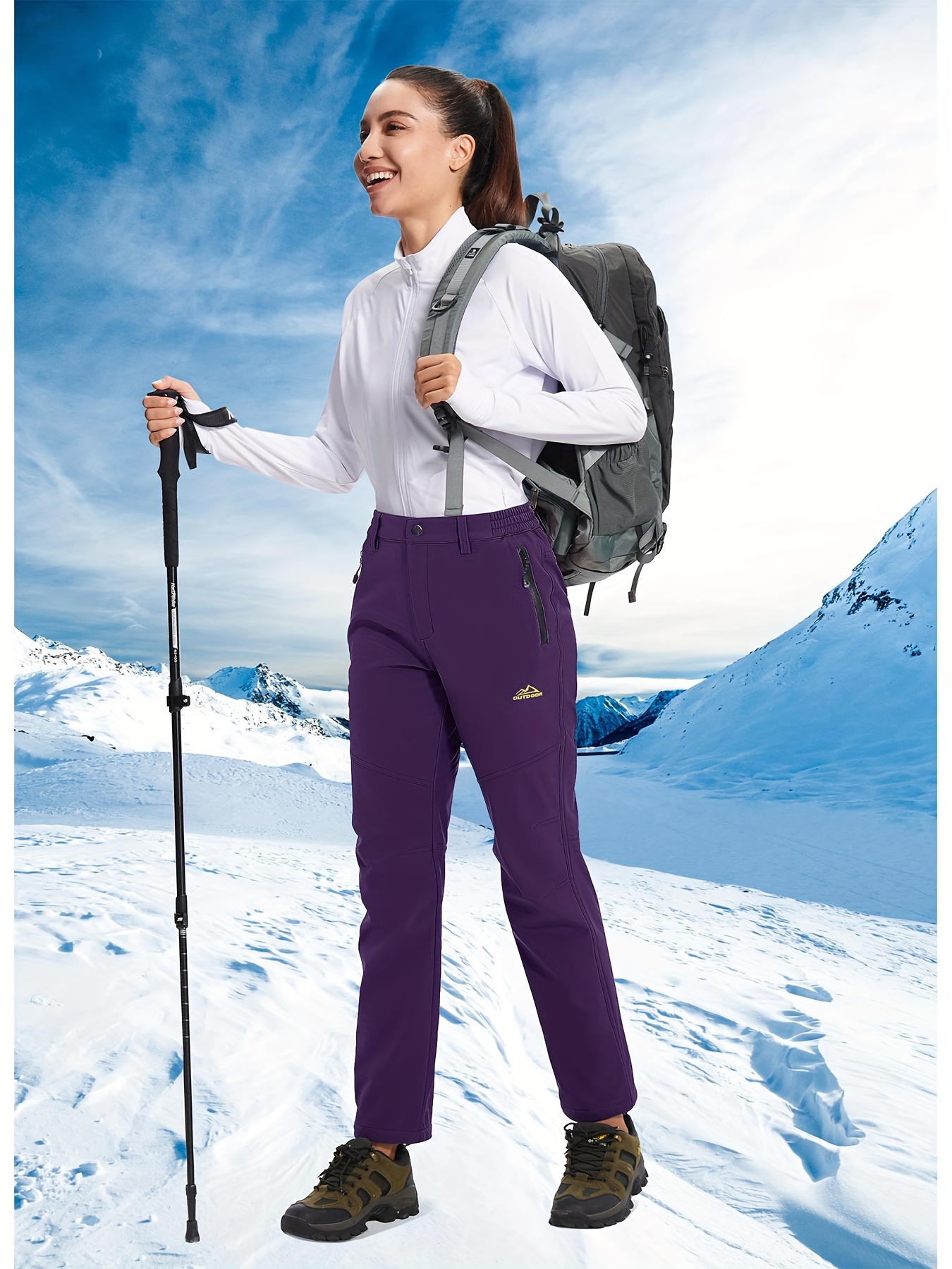 pantalones invierno mujer calidad Temu