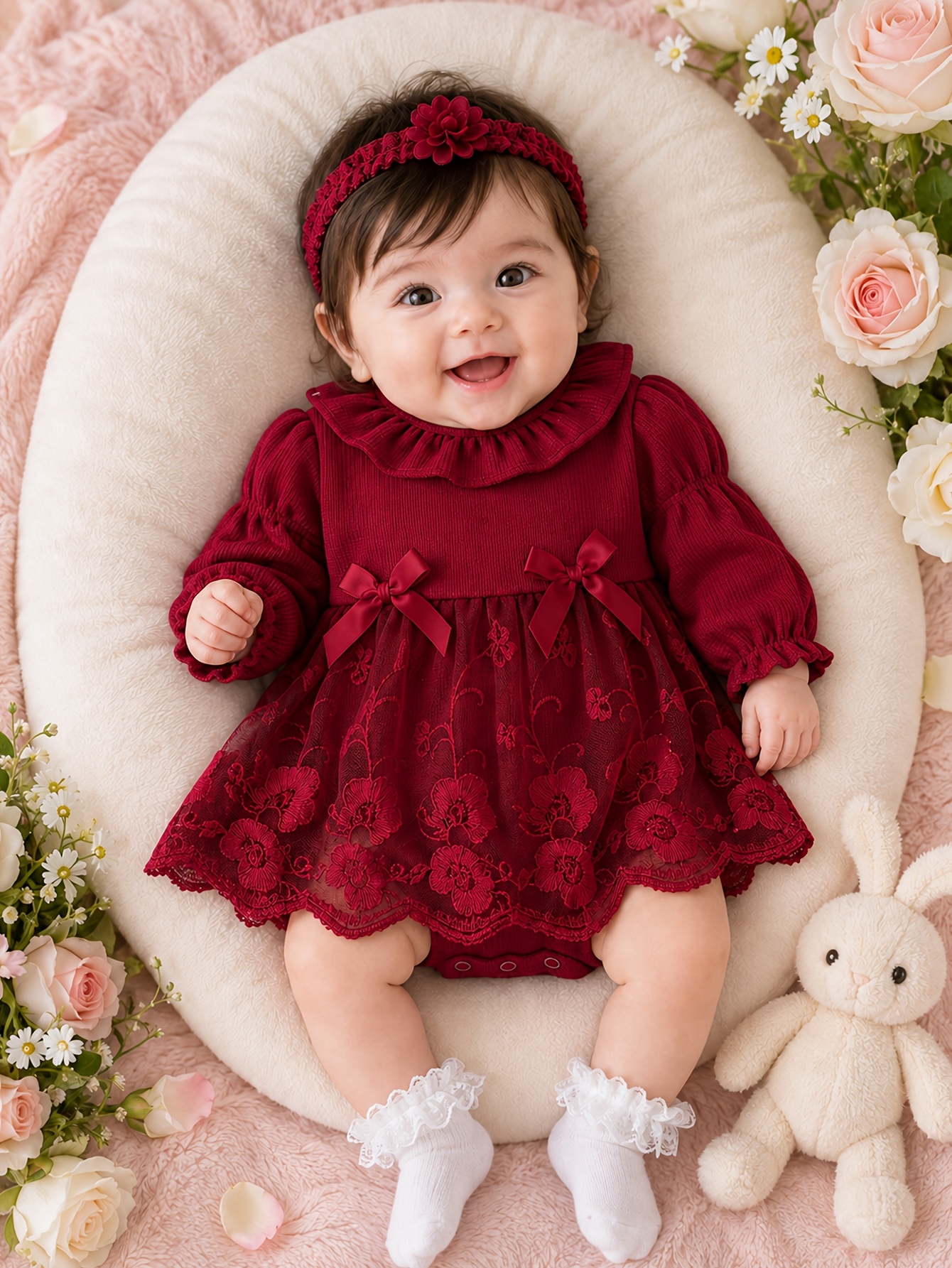holiday dresses for baby girl sold on Temu United States