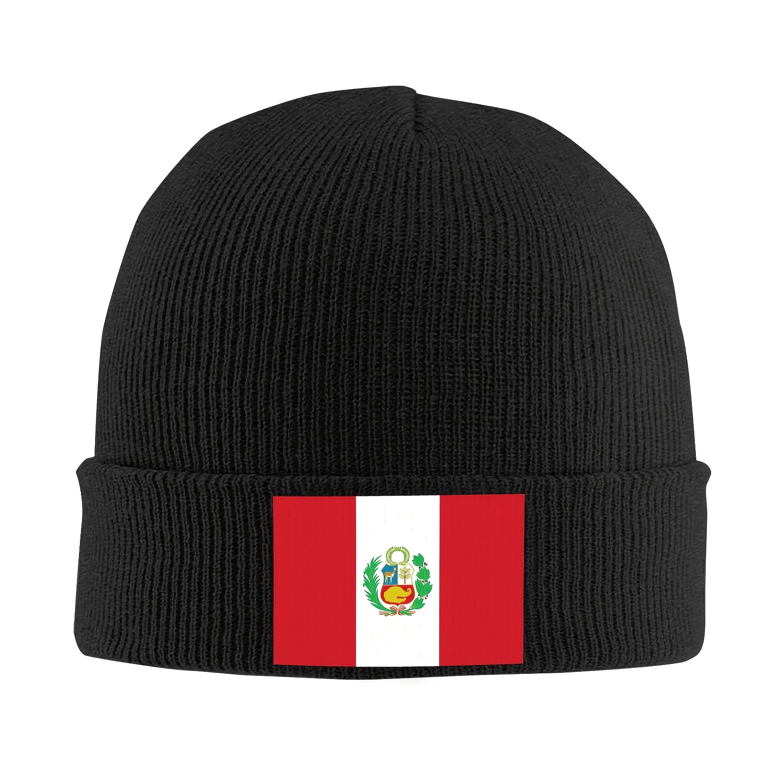 

1pc Peru Hat - Unisex Ski Cap Slight , , For Men And Women