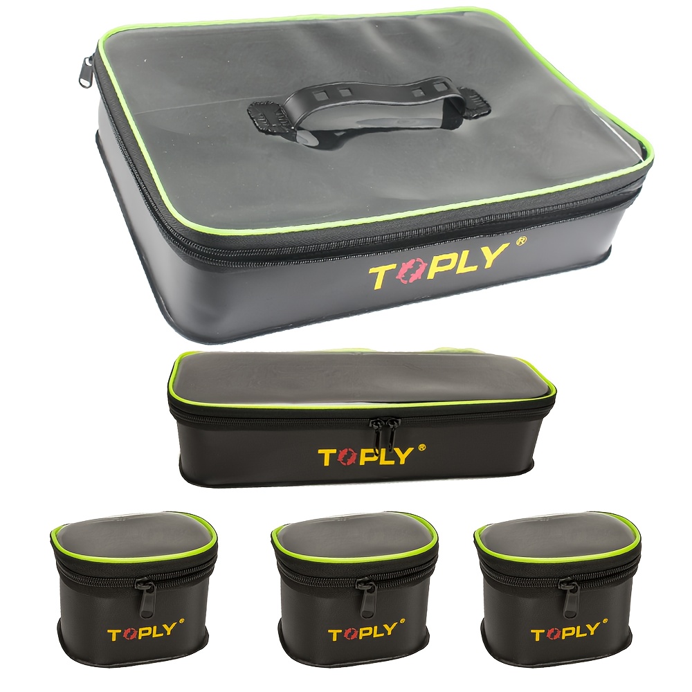Image of 1 Set Portable Handheld Fishing Gear Storage Box Outdoor Multifunctional Eva High Quality Carp Tackle Bag Duffel