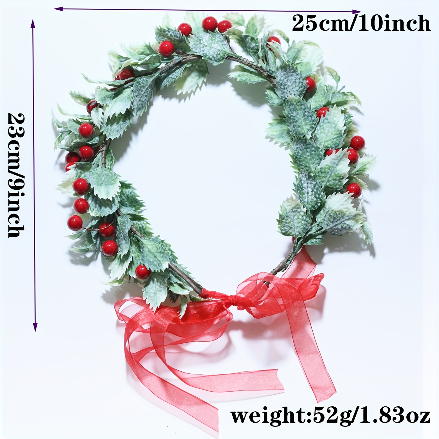 2pcs Christmas Costume Headwear Set, Cute Poinsettia Wreath Plus Santa  Antlers Hair Clip, Exquisite Christmas Party Decorative