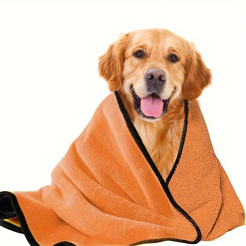 TEMU Dog Absorbent Towel, Bath Quick Drying Cat Bath Towel, Pet Products