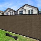 6x50ft privacy screen fence heavy duty fencing shade cover 170gsm 90 blockage mesh shade net for wall garden yard backyard 6 ft x 50 ft dark green