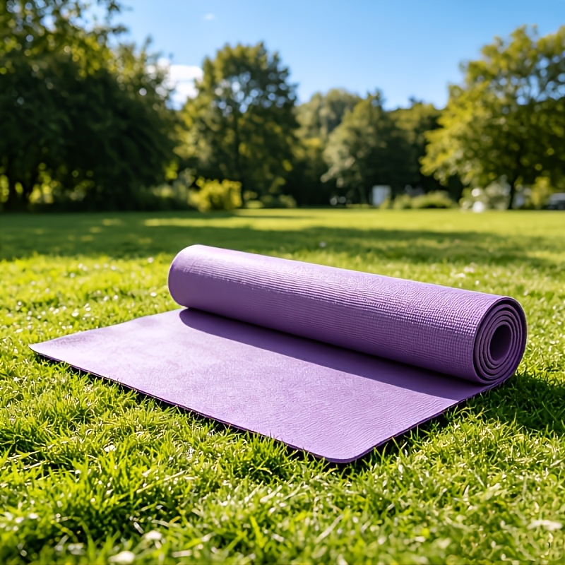 TEMU Esterilla de Yoga Universal de PVC para , con Superficie Antideslizante y , y Agradable , Muy Adecuada para Uso Familiar, Práctica de Pilates,