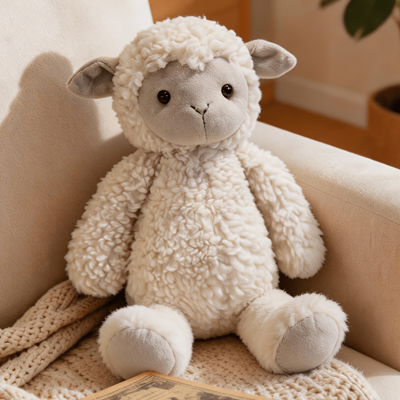 TEMU Cute Lambs And Plush Pet Toys Doll Cats, Soothing Dolls, Pet Plush Toys To Pets To Boredom