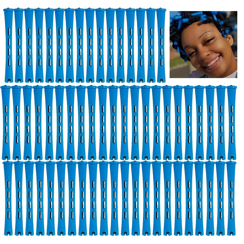 E-shop 60 Stück Lockenstab Stäbe Professionelles Haarstyling Zubehör Friseursalon Lockenwickler Friseur Zubehör (Multicolor)