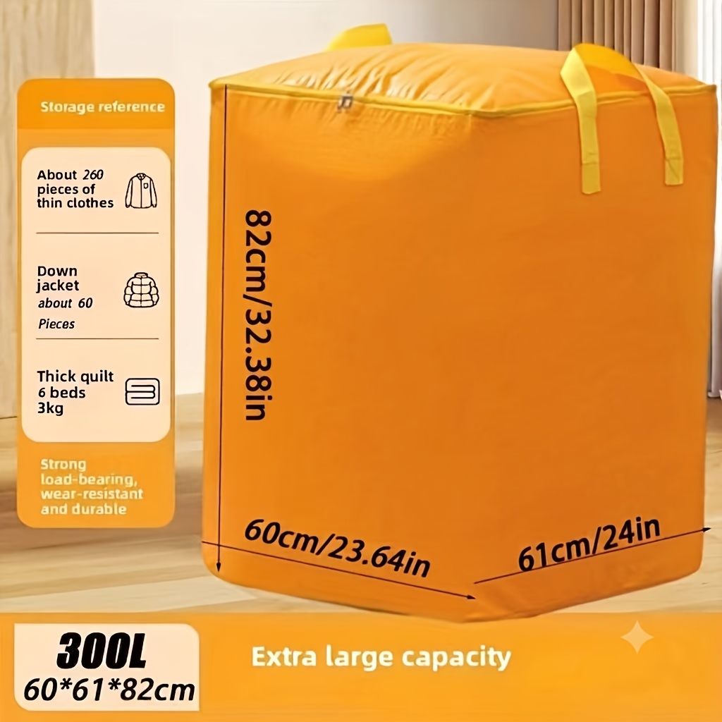 TEMU Moving Large Capacity Storage Bag, 105.67 Gallons. Durable Bags Space For Packing And Transport, Clothing And Bedding From Scratches And Wear