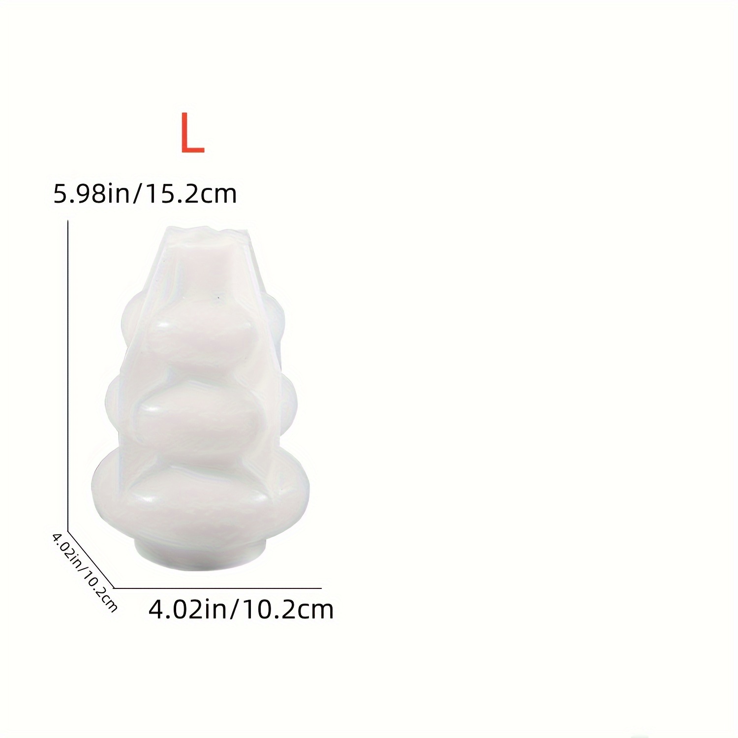 Image of Modern Easy Dried Flower Vase Mold Nordic Style Gypsum Vase Mold Home Ornament Decorating Living Room Dining Room Vase Holder Decorative Mold