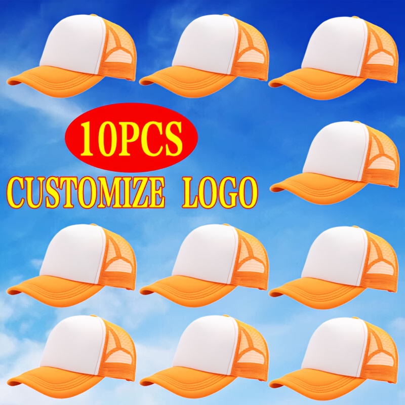 10 Free Custom Logo Mesh Trucker Hats in 18 Colors
