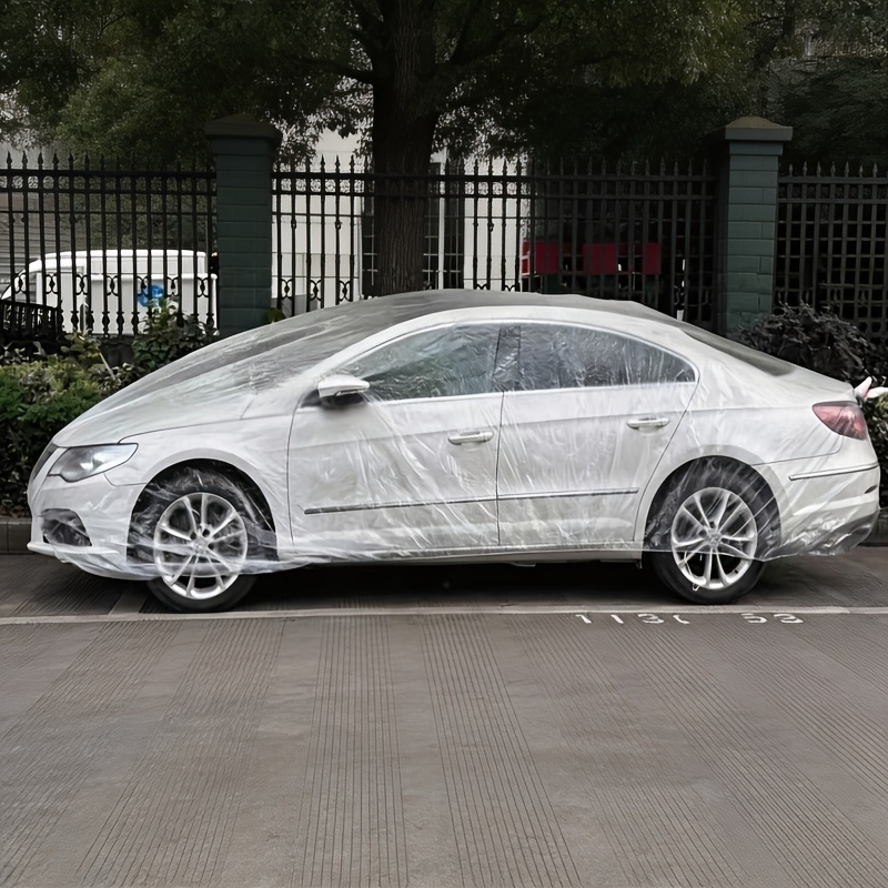 TEMU New Full-coverage Universal Car Cover, Dust-proof Car Cover, Body-hugging Design For Complete Vehicle Protection, Sun And Dust Resistant,