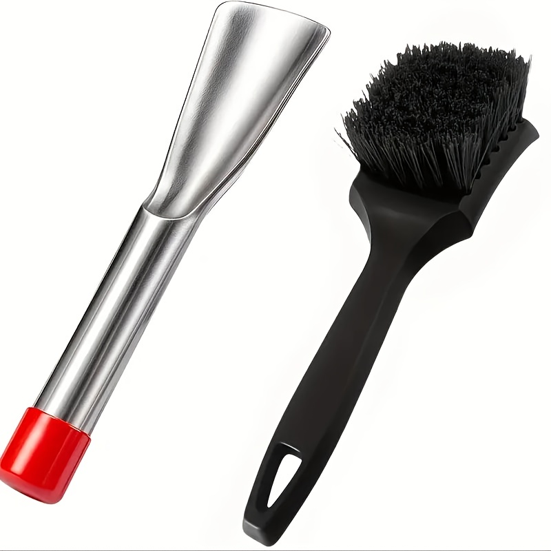 TEMU 2pcs Lawn Mower Deck Scraper Cleaning Brush Set - Piece, Lawn Mower Accessory - Piece, Lawn Mower Cleaning Tool