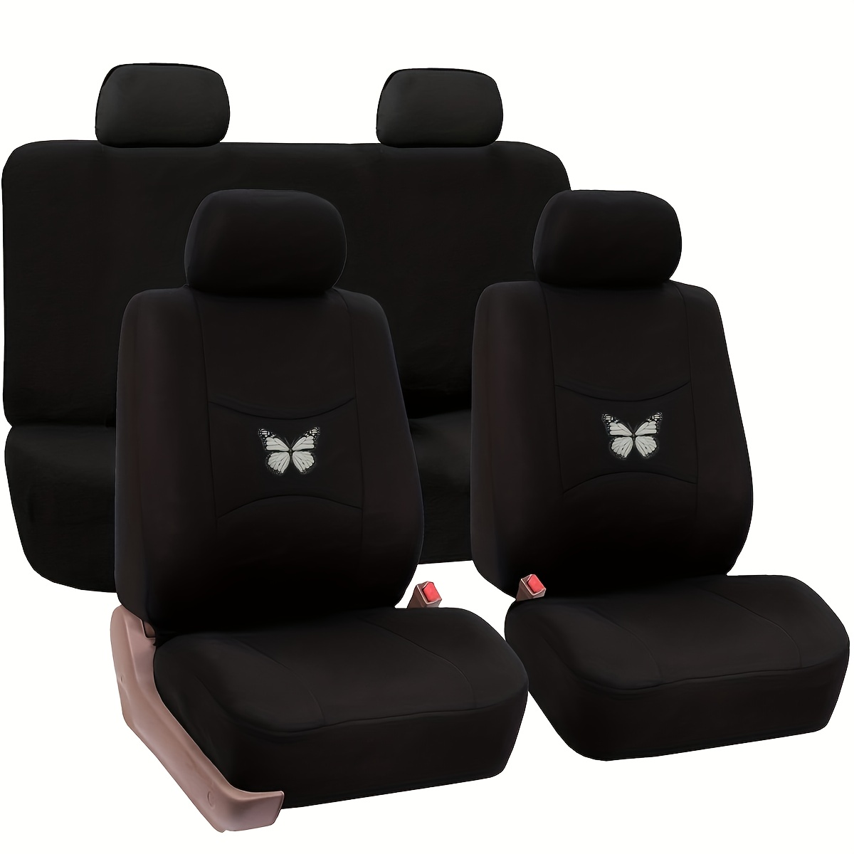 TEMU Car Seat Covers, Soft And Breathable, Suitable For 5-seater, Universal Fit, Design, , Enhancing Car