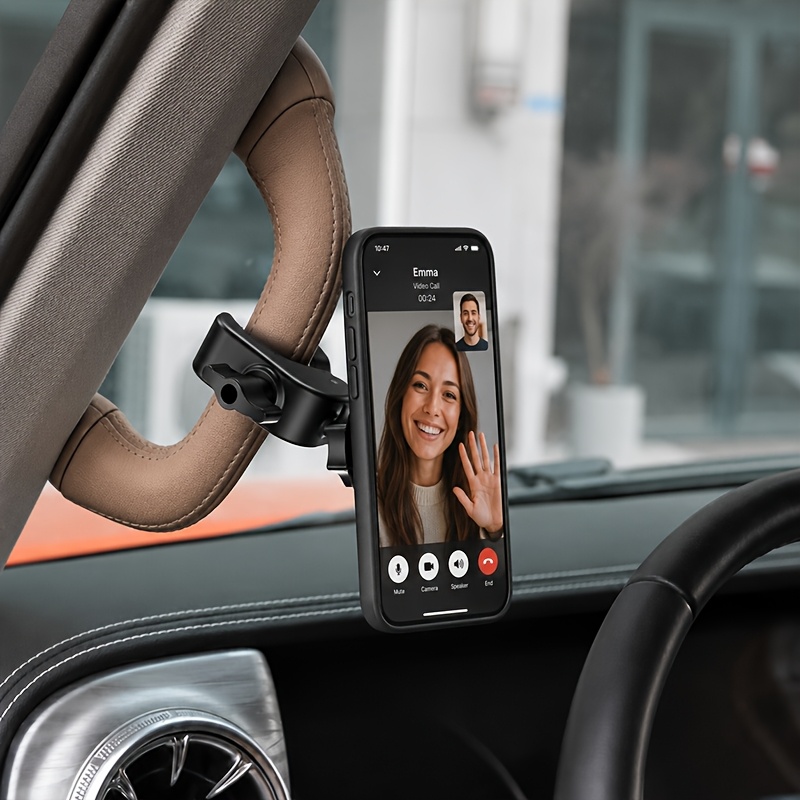 TEMU Compatible With Ford Mustang, For , Defender 110, And Other Off-road Vehicles, As Well As Trucks, , And More. - Magnetic Car Phone Mount