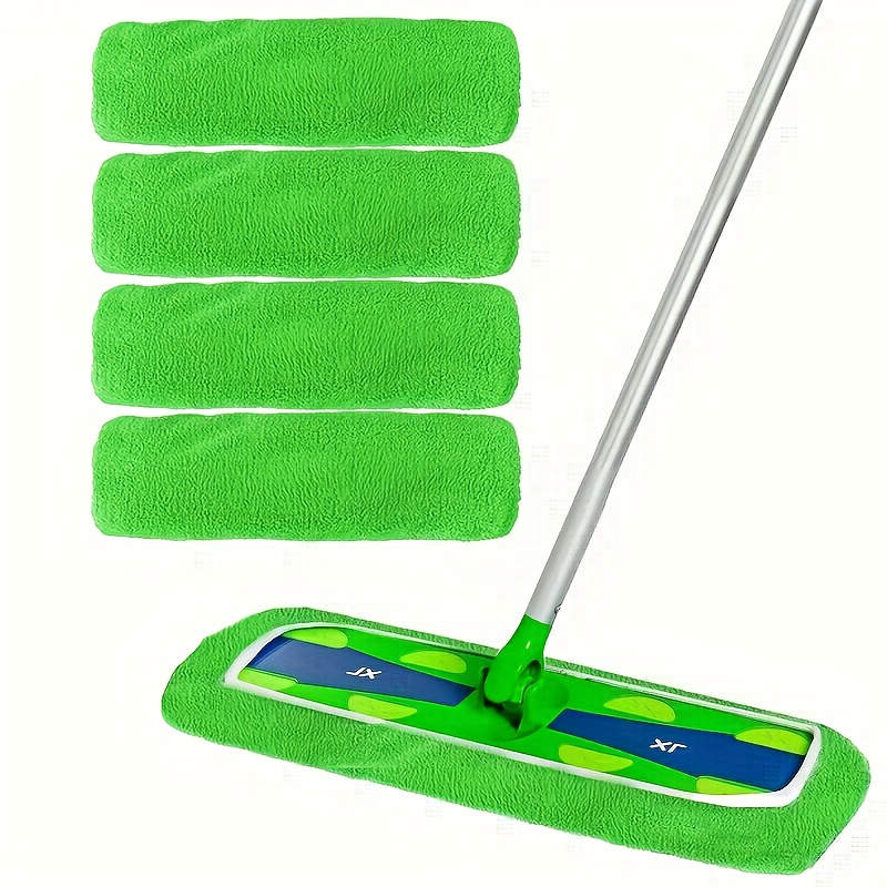 

4pcs Extra Large Microfiber Mop Pad Refills - , Effortlessly Catches Pet Hair & Dust, Machine Washable, & , Xl Mops, Reusable Cleaning Power