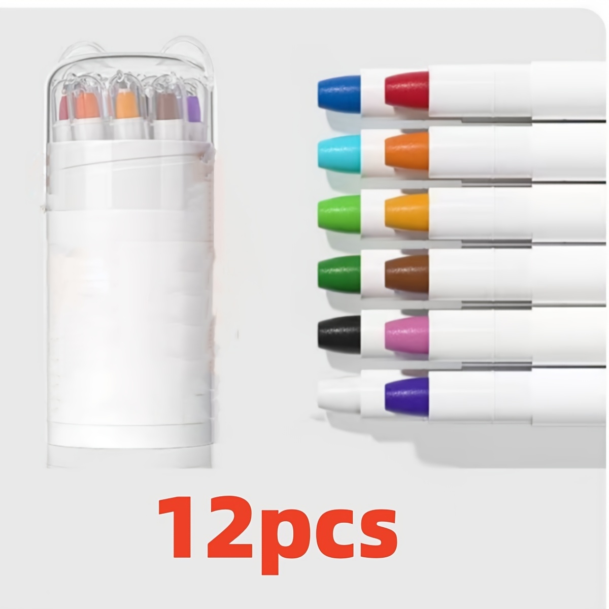 TEMU Ccfoud This Set Of 12/24/36/48/60 Colored Painting Pens Is Easy To Twist And Extend, Making It Ideal For School And Office Use,for Professional