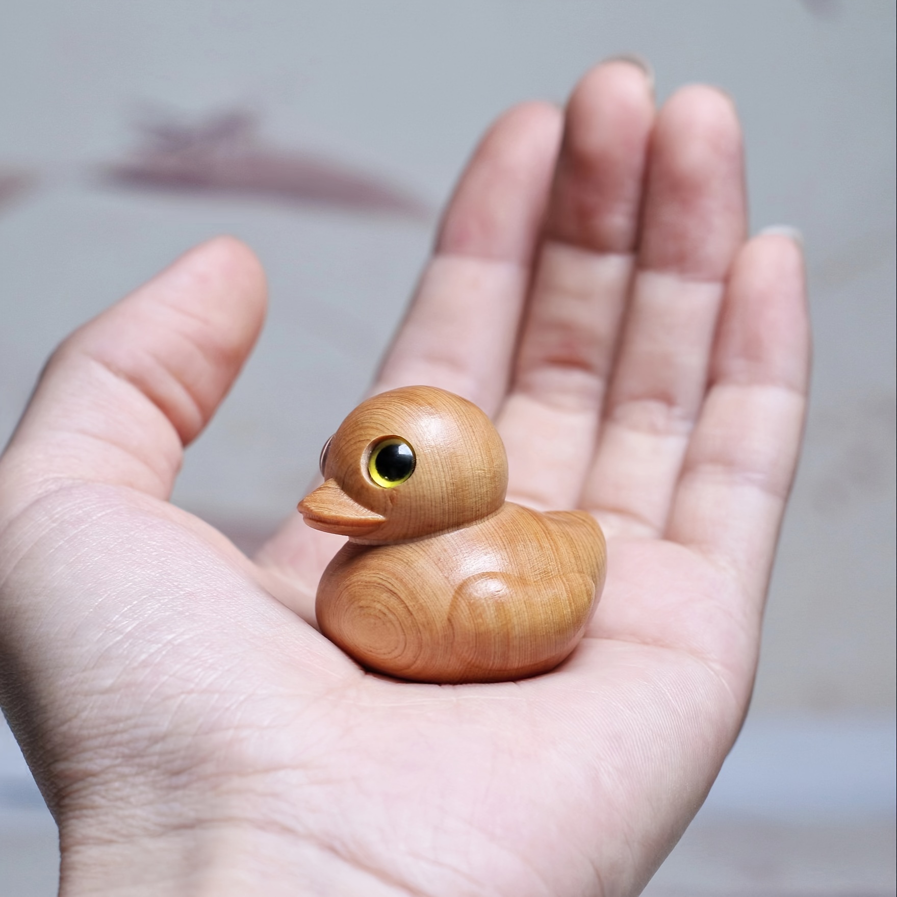 

Charming Figurine With Big Eyes - Versatile Indoor/outdoor Decor, Perfect For Home & Office Duck Decor