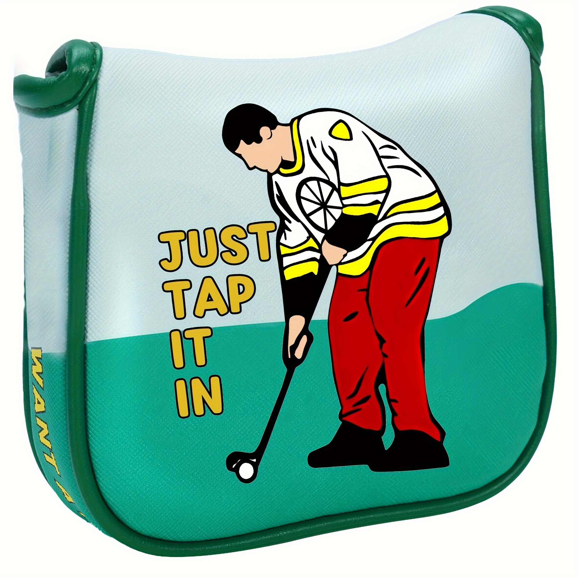 TEMU Funny Golf Putter Cover With Magic Tape Closure - Protector, Durable Golf Accessory For , Ideal For Birthdays, Father's Day Gifts For Dad,