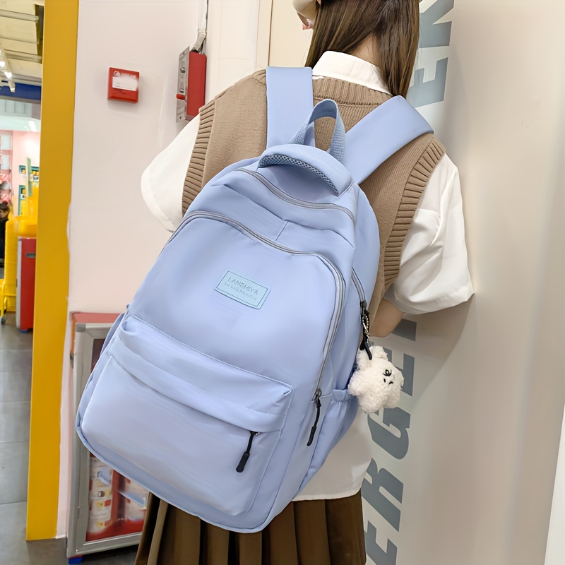 2025 new college style nylon backpack large capacity laptops