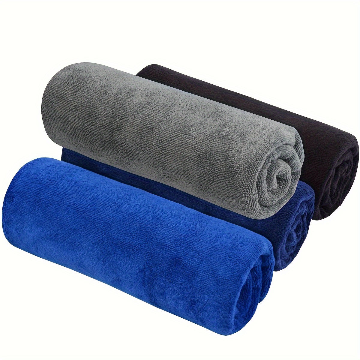 

Ensemble de 4 Serviettes de Sport en Microfibre pour - Séchage Rapide, Super Absorbantes pour Fitness, Yoga, Golf, Camping - Cadeau Parfaite