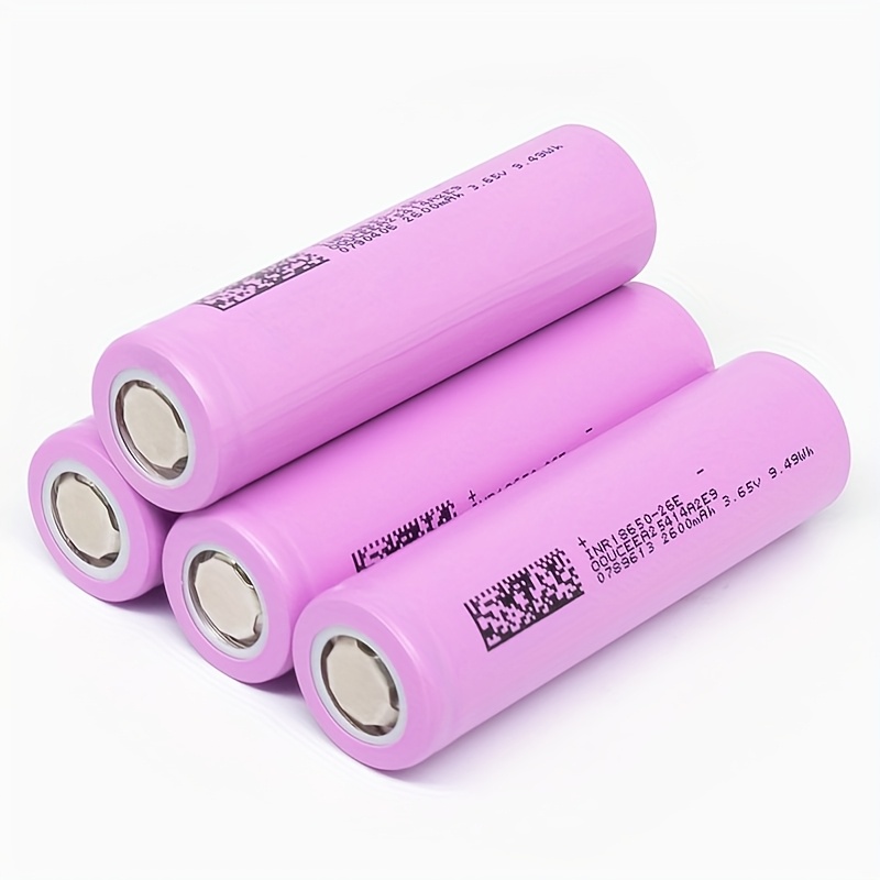 5c power 18650 battery a large capacity 2600mah 3 65v 9 49wh