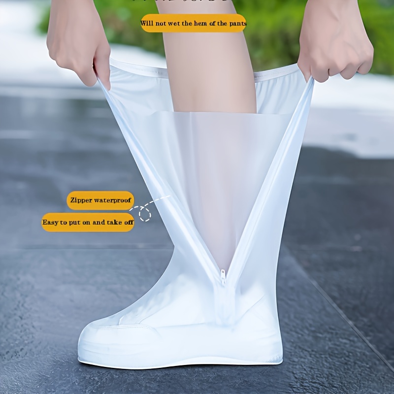 waterproof shoe covers men women reusable pvc rain boot Temu Oman