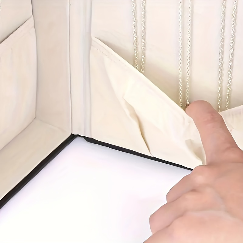 extra large 6 layer jewelry box with   suitable for storing   types of jewelry such as rings earrings and bracelets it features a two door necklace rack making it   practical for use on dressing tables display cabinets Product details 5