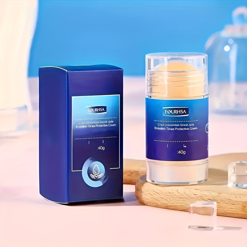 TEMU 1/3/4pcs Blue Hand And Foot Care Cream, Daily Hand And Foot Care, Cream Stick Is Convenient To Use, Exquisitely Designed And Portable, Suitable