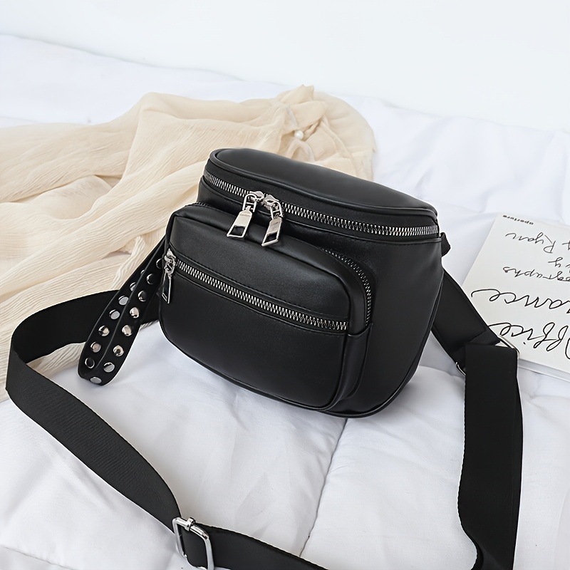 E-shop 1 Stück Damen Body Bag, Unisex Mode Schultertasche, Große Kapazität Schultertasche, Handtasche, Abnehmbarer Schultergurt, Hüfttasche,