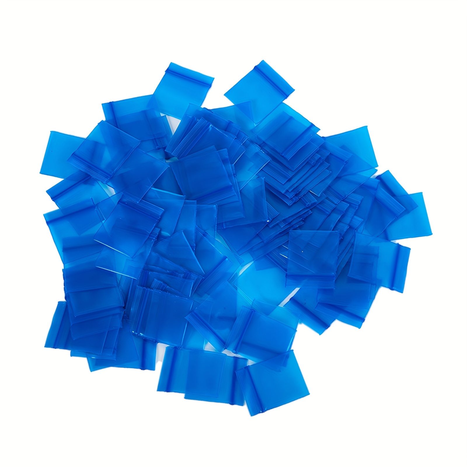100pcs Mini Resealable Plastic Bags - Pe Pouches For Jewelry, Earrings, & Candy - Transparent Storage & Packaging For Travel & Shipping