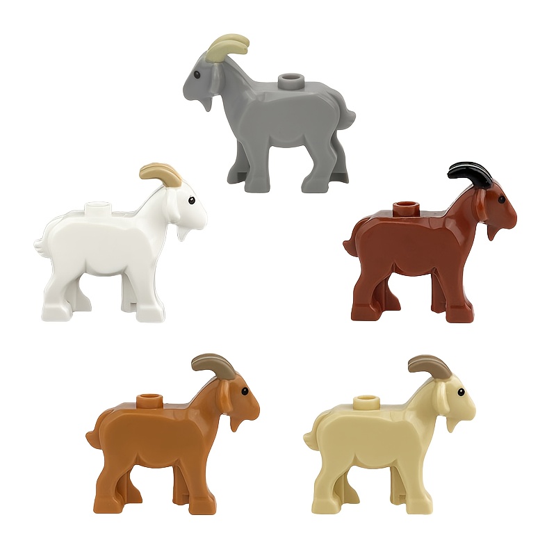 Small Particle Building Blocks with Farm Animal Patterns