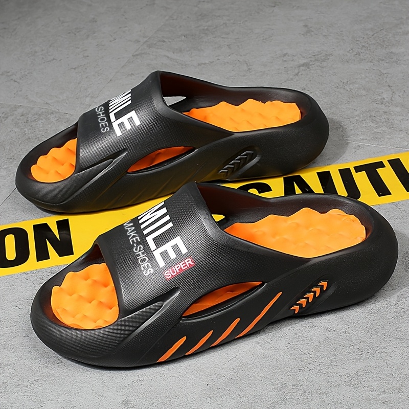 2025 summer unisex outdoor slides non slip eva sandals with   design breathable open toe   for men women durable casual slippers for   and pool   summer sandals home relaxation footwear   design flexible sole construction Product details 8