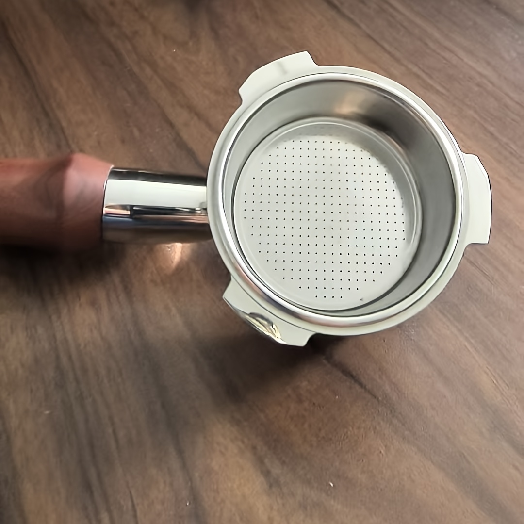 E-shop 1 Stück . Espresso Bodenloser Portafilter/51mm 3-Loch/Kaffee-Extraktionswerkzeug/304 Edelstahl/Abnehmbar Spülbar/Kompatibel mit Donlim 51mm