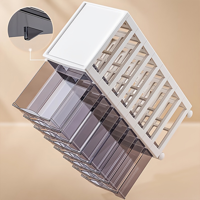 Rollbarer Aufbewahrungswagen mit mehreren Ebenen, Schubladen und oberem Ablagefach – ideal für Bürobedarf, Bastelmaterial und Zubehör