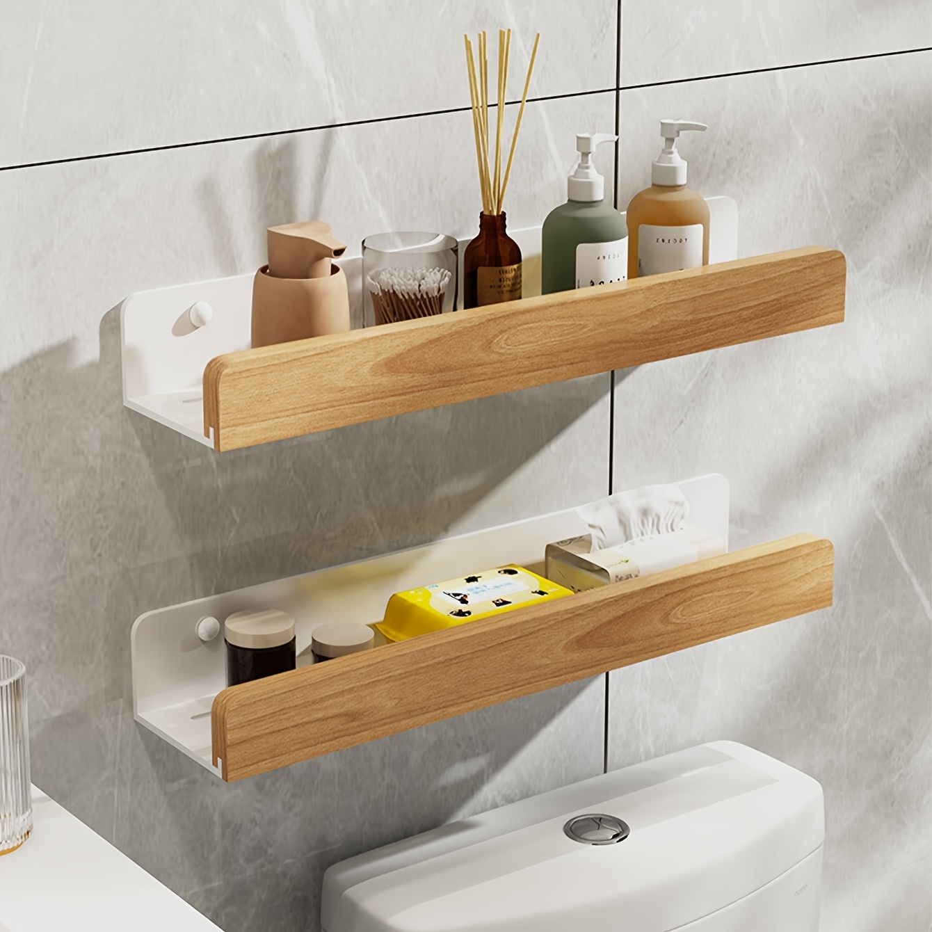 1pc Wall Mounted hot Bathroom Storage