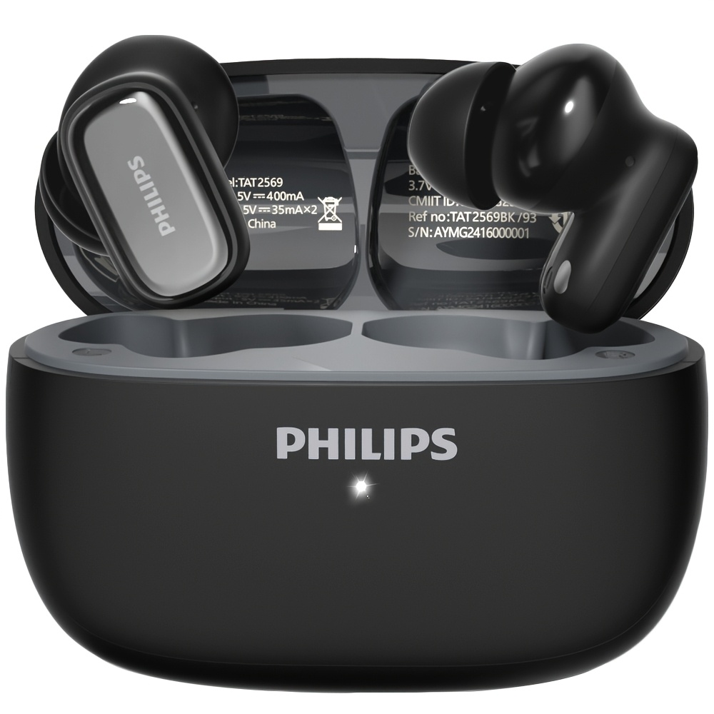 TEMU Active Noise Reduction Wireless Earbuds With Touch Control, Dual Beamforming Mics, 18h Playtime, Secure , Wireless 5.4, Type-c Charging,