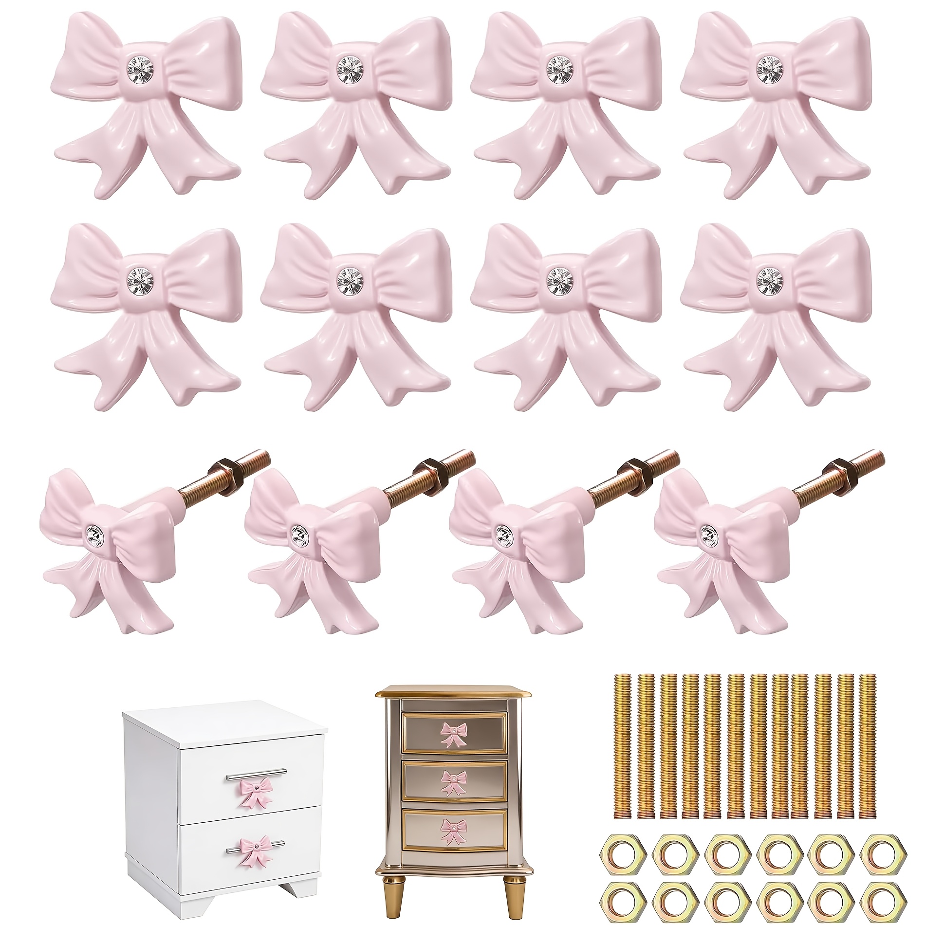 bedroom dresser knobs and pulls sold on Temu United States