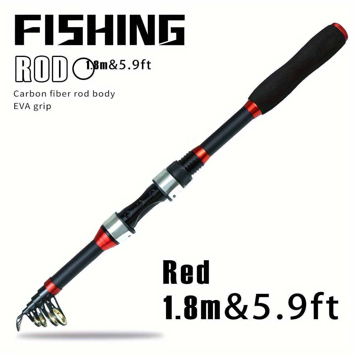 Crucian Carp Fishing Rod Hand Pole Fast Carbon Powerful