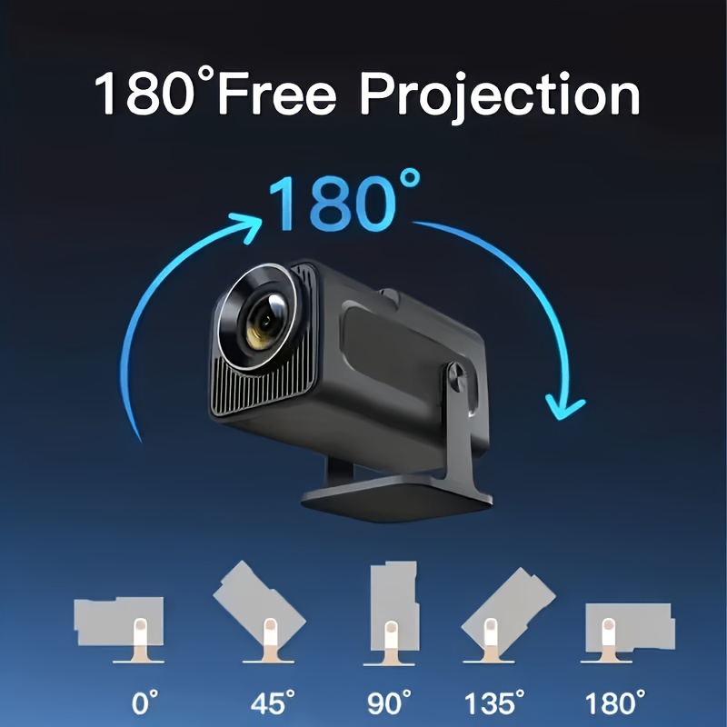 Mini Projector with WiFi and Wireless, Native 720P