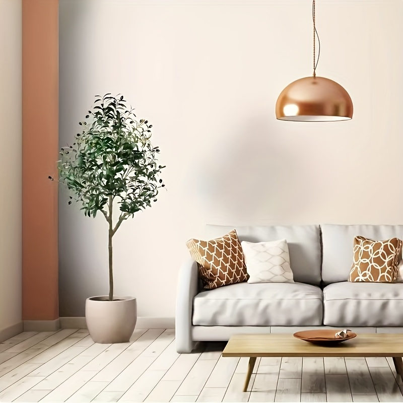 Un Olivo Artificial Grande con Hojas Realistas y Frutos de Olivo - Ideal para Interiores y Exteriores (Maceta No Incluida) - Fabricado en Plástico Duradero de Bajo Mantenimiento, Perfecto para el Hogar, la Oficina, la Sala de Estar