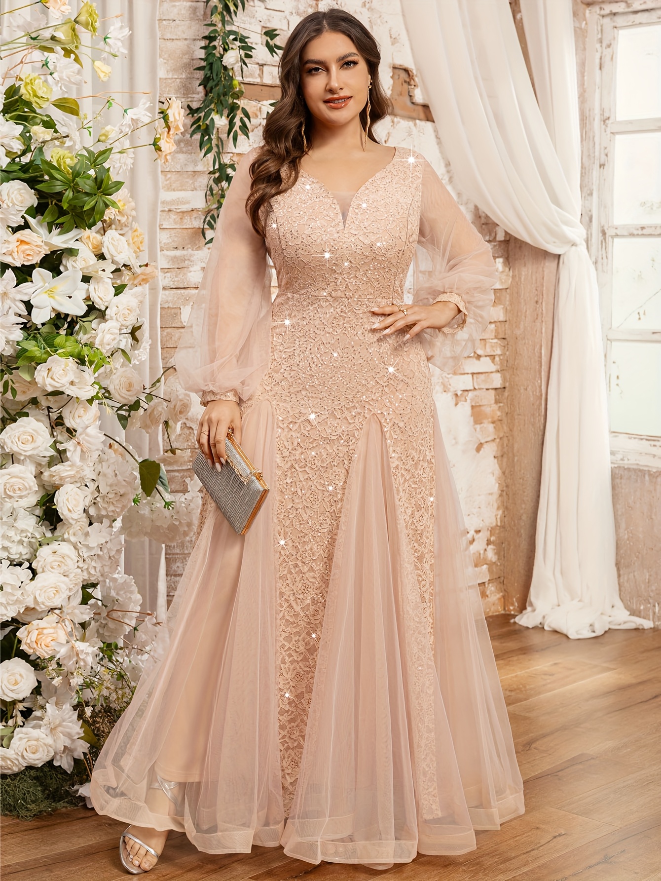 taglie forti taglie forti taglie forti elegante scollo a v Temu