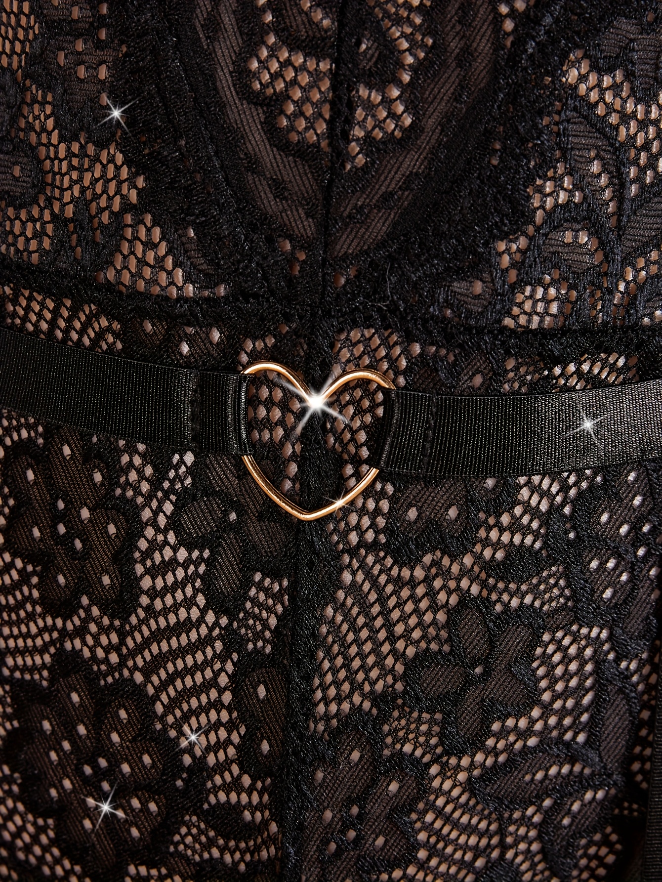 pvc garter belt Signature Lace® Garter Belt Black | Hanky Panky® main image 0