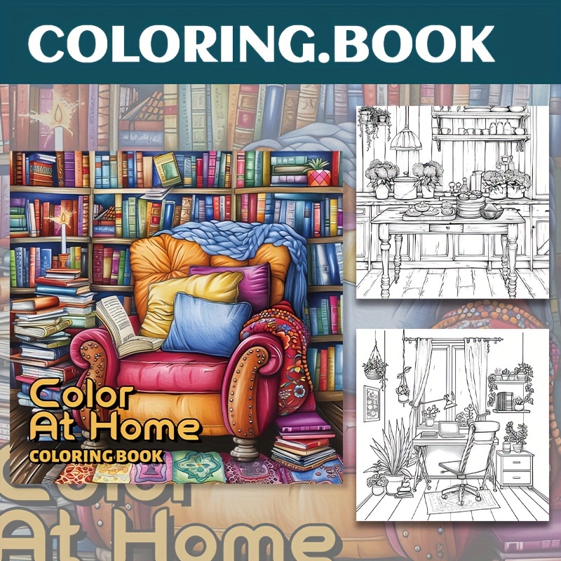 

(, Upgraded, 22 Pages Paper) 1pc Coloring Book About Colors At Home, Fun And Coloring Book, Holiday Birthday Party Gift