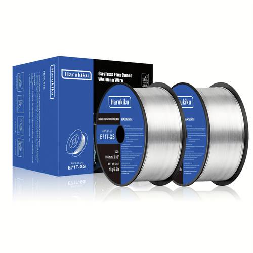 flux core welding wire mild steel e71t gs low splatter gasless mig welding wire 1kg 2 2lb spool