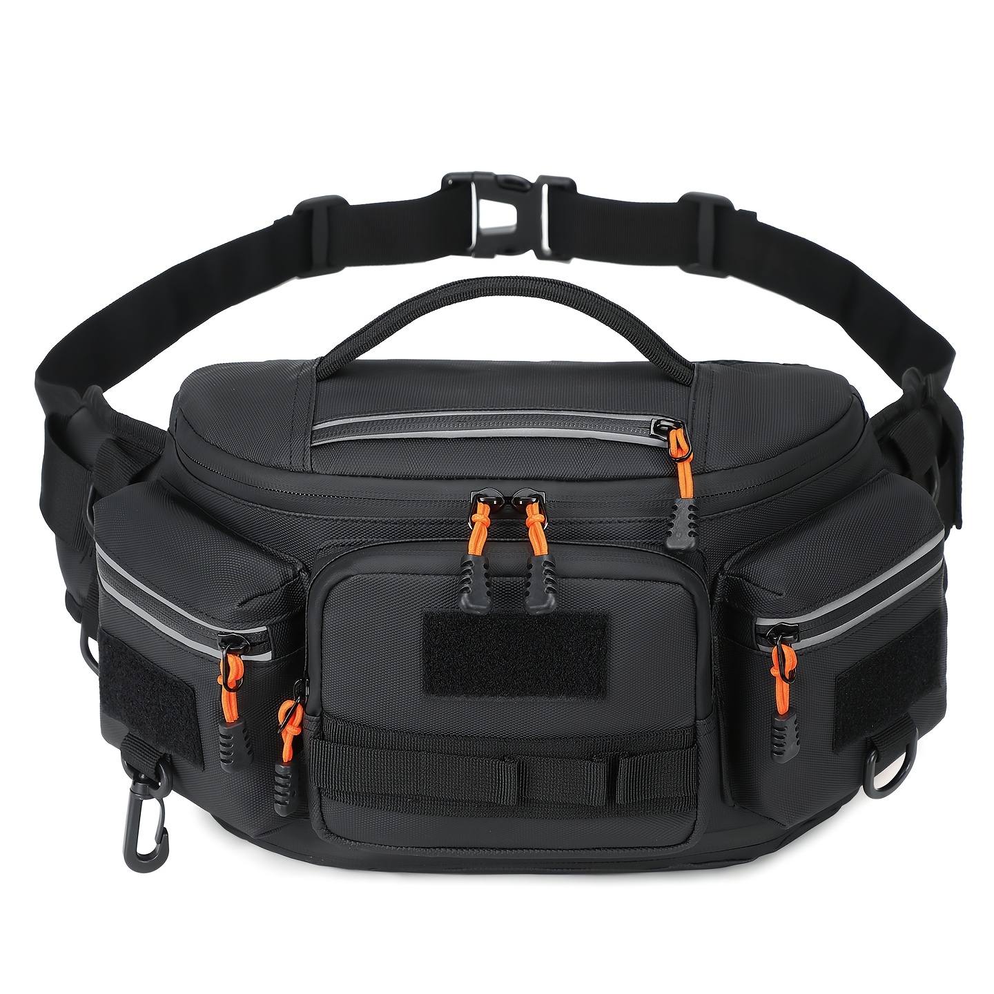 Image of Ogehuafee Men's & Unisex Expandable Chest Bag Large Capacity Multifunctional Outdoor Waist Pack With Multi-pocket System, Crossbody Cycling Hiking Bag Suitable For Travel, Commuting, Gym, Gear