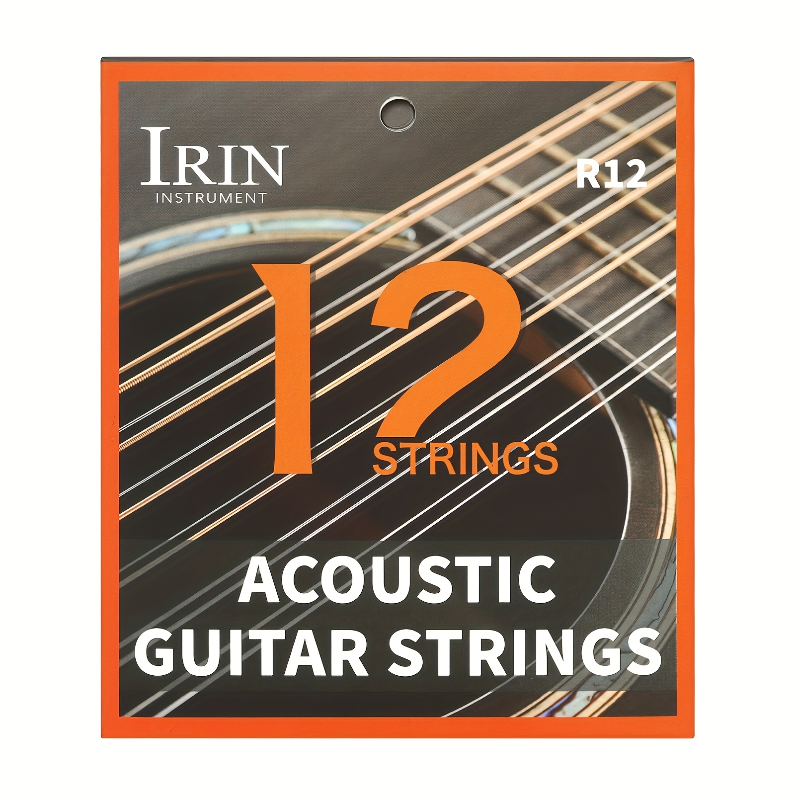 Irin R12 12-string Acoustic Guitar Strings Bronze Material (pu Coated) Valentine's Day Gift