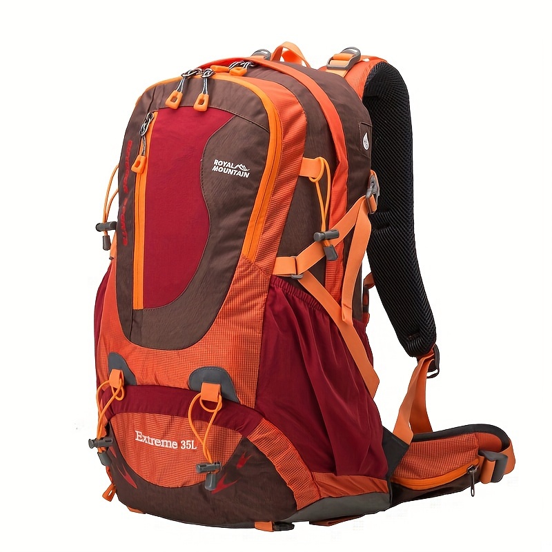 Image of 1pc Of A New Large-capacity Hiking, Camping, And Mountaineering Outdoor Leisure Backpack Made Of Lightweight Nylon Material, Featuring A Detachable Carrying System Suitable For Men And Women