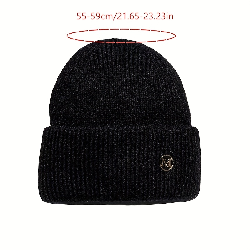Embroidered Winter Warm Hat, Fashionable Cold-Proof Cap