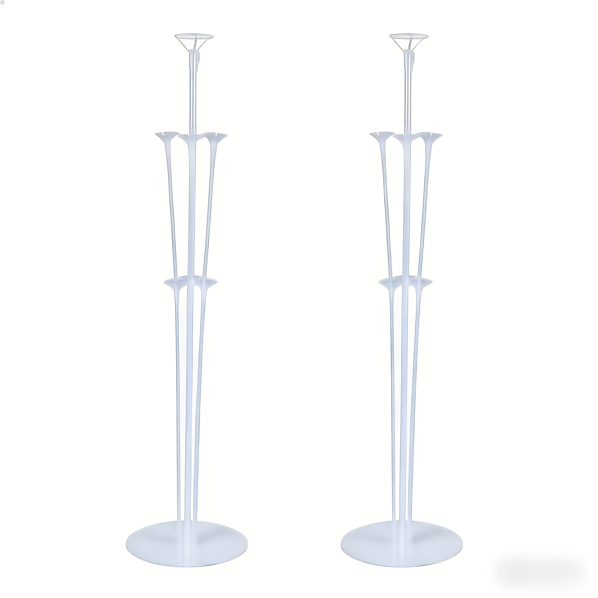E-shop Set mit 2 transparenten Acryl-Ballonständern - Robuste, wandmontierte Partyartikel, geeignet für Hochzeiten, Geburtstage, Jubiläen,