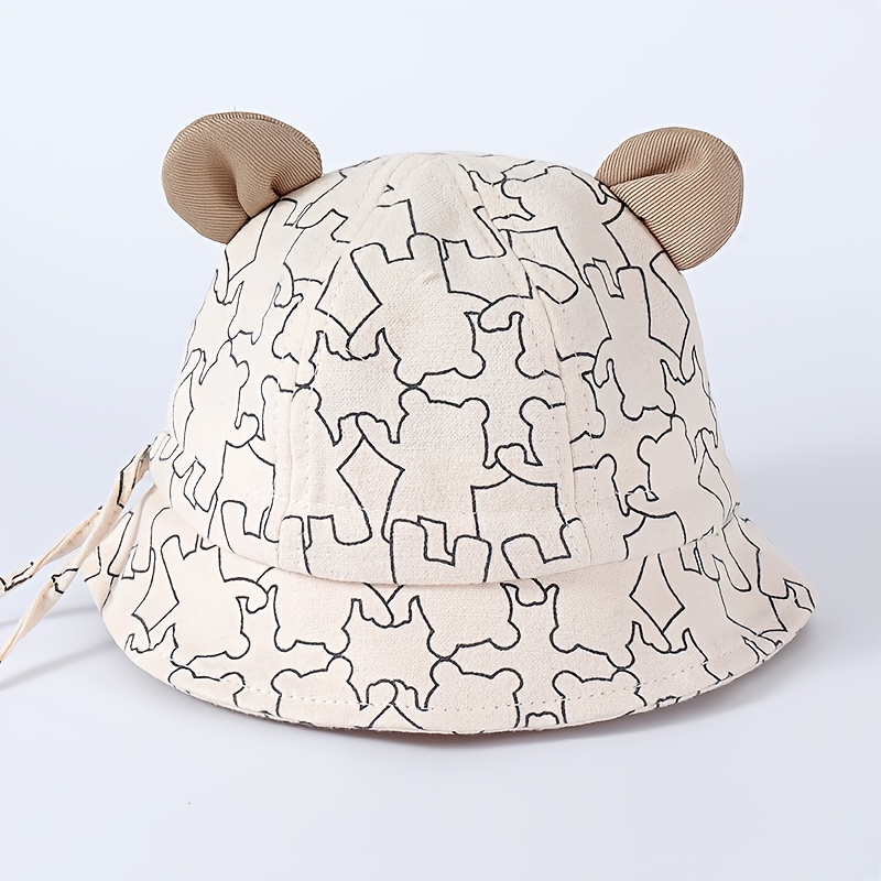 Image of 1 Hat For 6-36 Months , Spring And Autumn Thin Style, Summer Sun Hat For Boys, 's Bucket Hat For Girls, Cute And Fisherman Hat